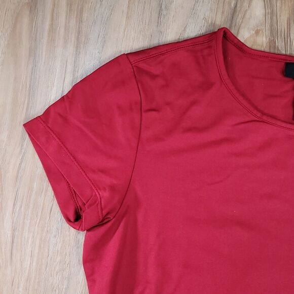 💜Vintage The Limited Stretch Wine Red Top Medium - Picture 4 of 8
